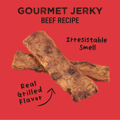 Cloud Star Wag More Texas Style BBQ Jerky Dog Treat - Beef Gourmet - Maokids Pet
