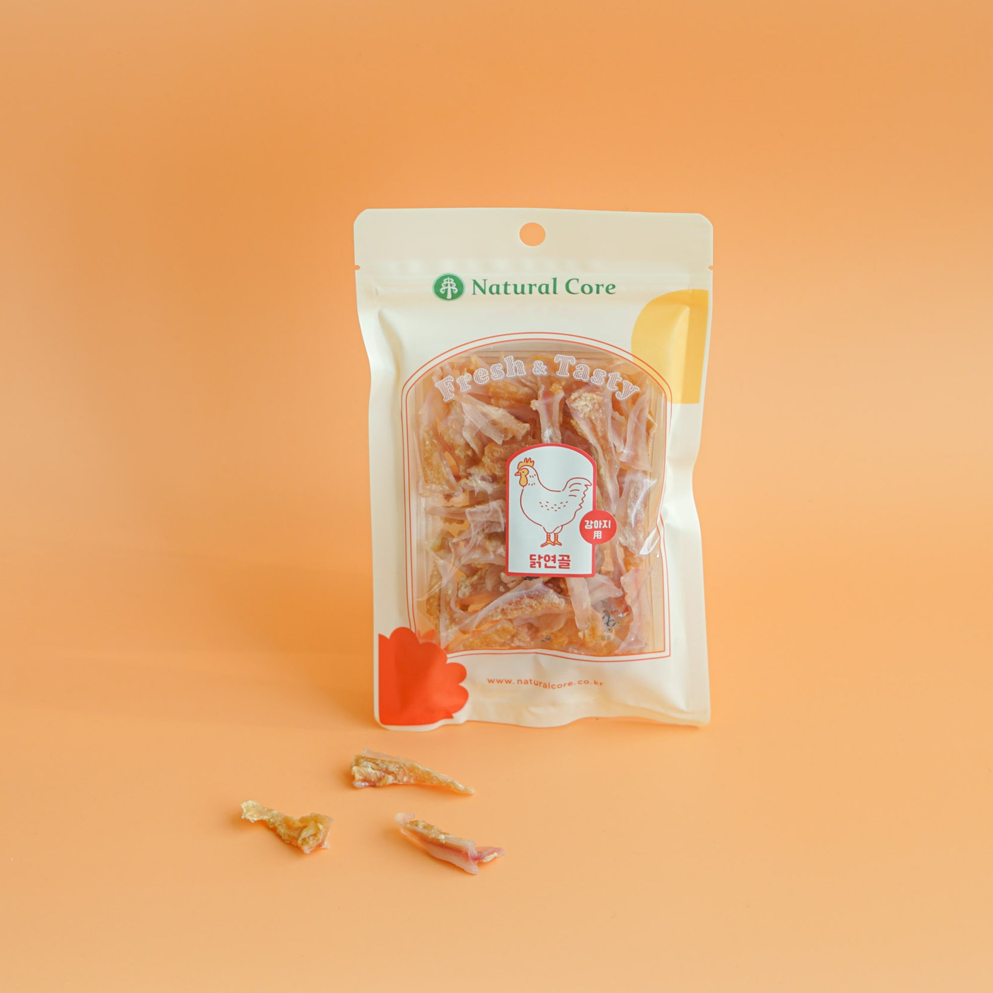 Natural Core Chicken Wrapped Duck Cartilage Dog Jerky Treats - 55g - Maokids Pet