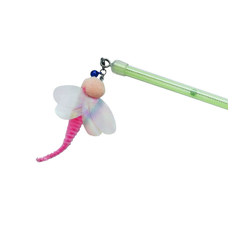 Amy & Carol Feather and Sequin Cat Teaser Wand - Maokids Pet