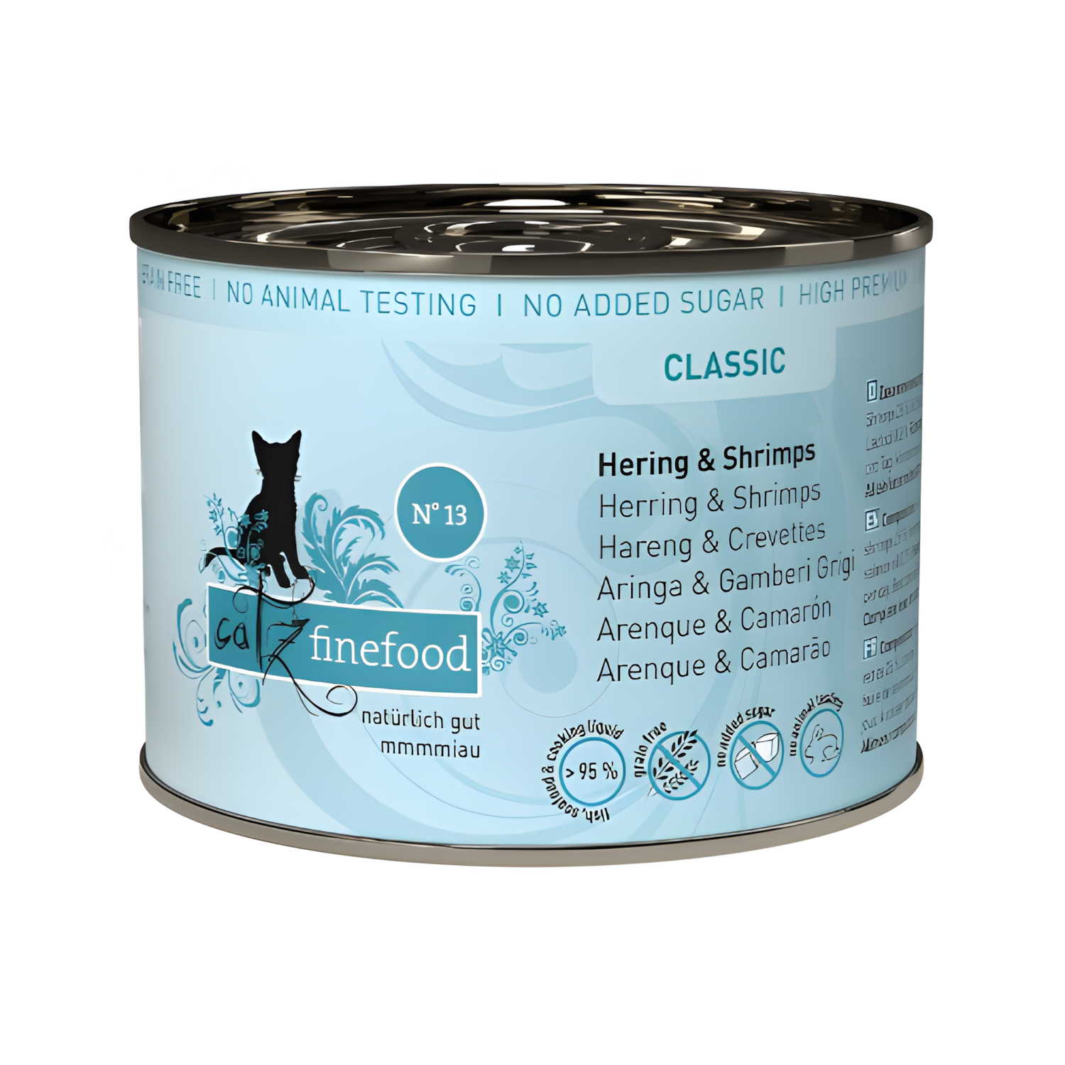 Catz Finefood Classic N °13 Herring & Shrimps Cat Wet Food - Maokids Pet
