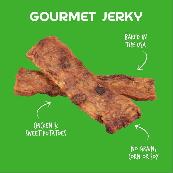 Cloud Star Wag More Bark Less Jerky Dog Treat - Chicken & Sweet Potato - Maokids Pet