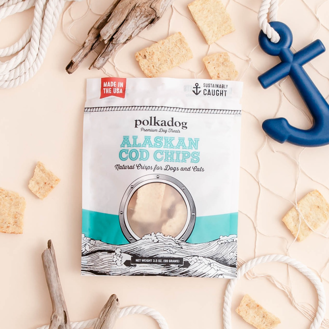 Polkadog Alaskan Cod Chips For Dog