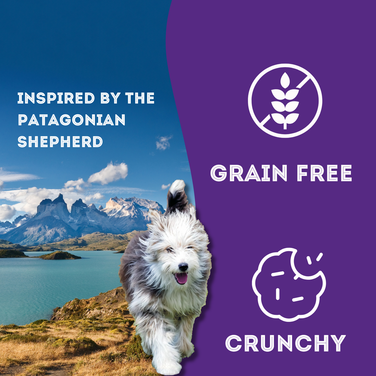 Granville Island Dog Biscuits Grain Free Creamy Cremes - Blueberry