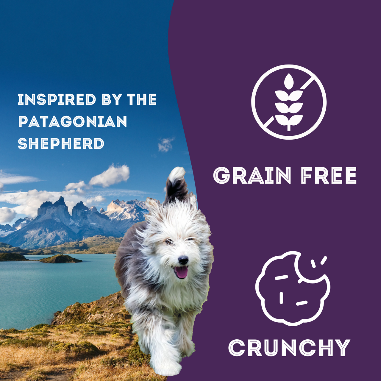 Granville Island Dog Biscuits Grain Free Creamy Cremes - Peanuts