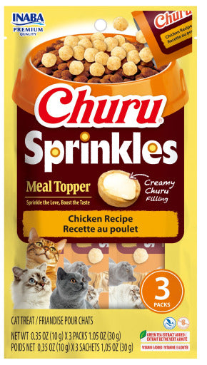 Inaba Churu Cat Sprinkles Meal Topper - Chicken Recipe