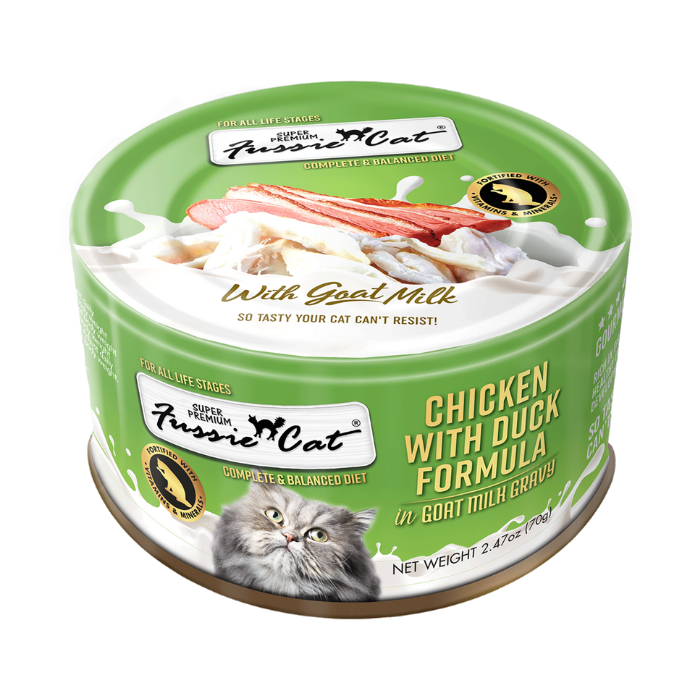Fussie Cat Chicken with Duck in Goat Milk Gravy - Maokids Pet