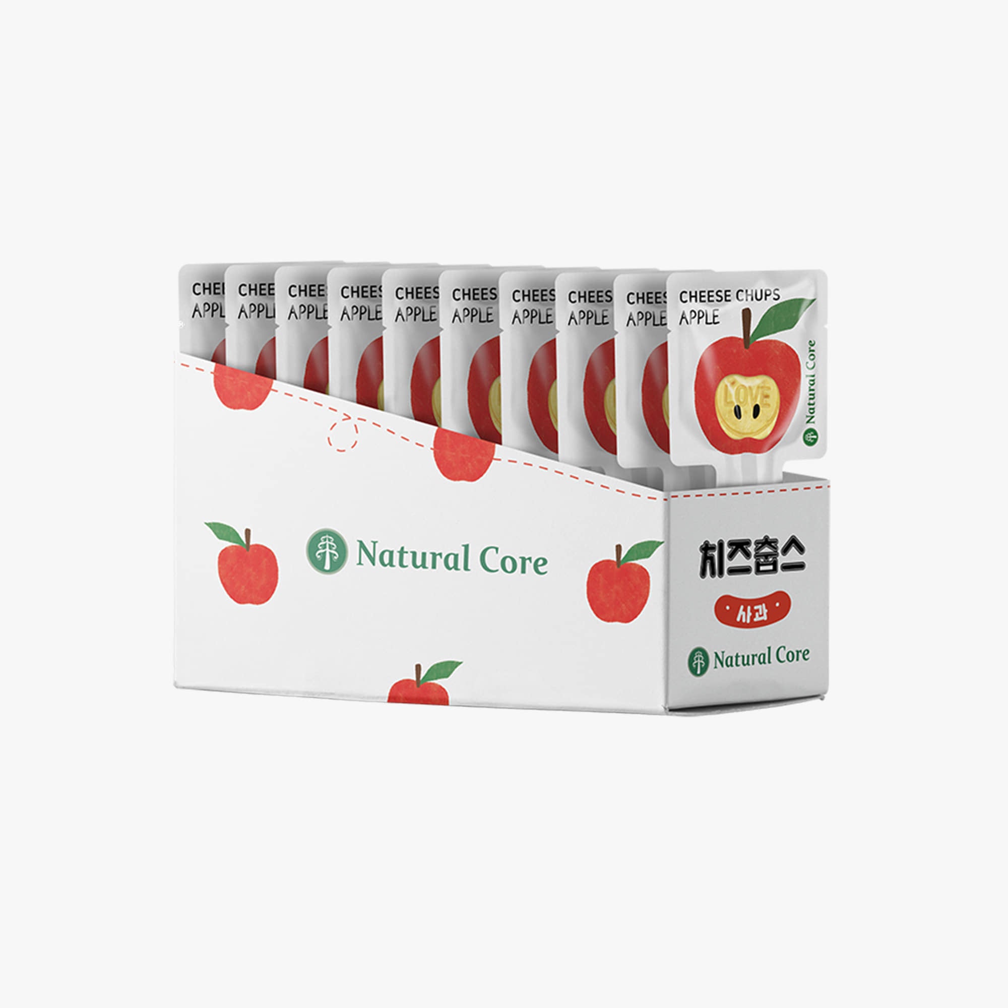 Natural Core Cheese & Apple Lollipop Dog Treats - 2 sticks
