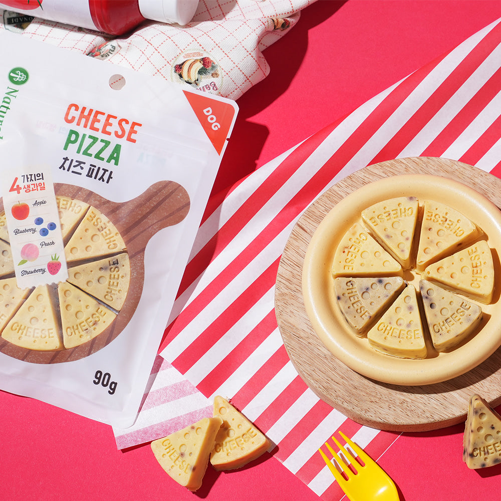 Natural Core Cheese Pizza Dog Treats - 90g - Maokids Pet