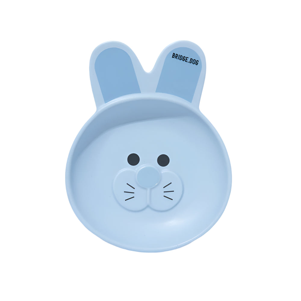 Bridge.Dog Bunny Dish - Blue - Maokids Pet