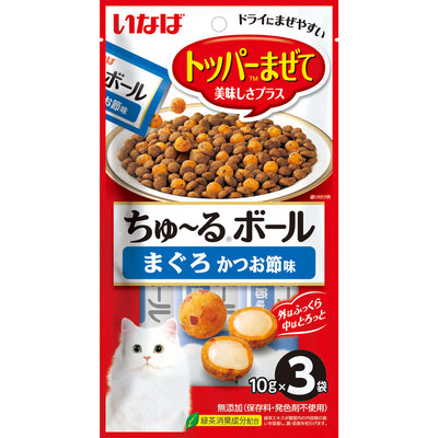 Inaba CIAO Churu Ball Treat For Cat - Tuna & Bonito