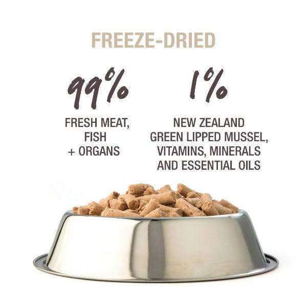 Feline Natural Raw Freeze-Dried Beef & Hoki Feast - Maokids Pet