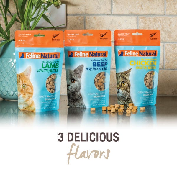 Feline Natural Lamb Healthy Bites - Maokids Pet