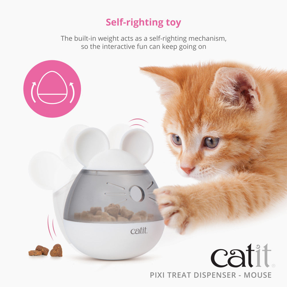 Catit PIXI Treat Dispenser – Mouse - Maokids Pet