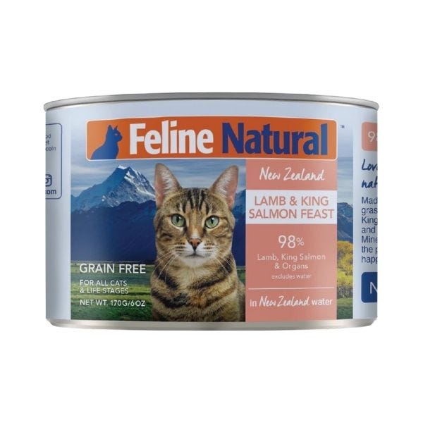 Feline Natural Lamb & King Salmon Feast Canned Cat Food - Maokids Pet