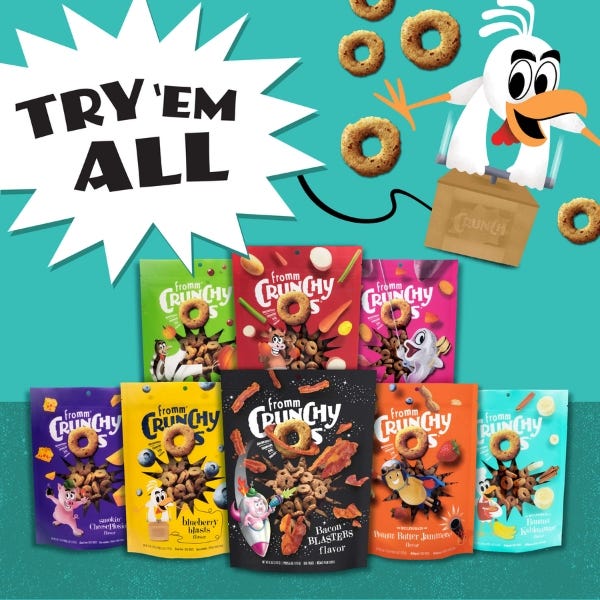 Fromm福摩 甜甜圈狗狗零食饼干 培根味 一袋6oz