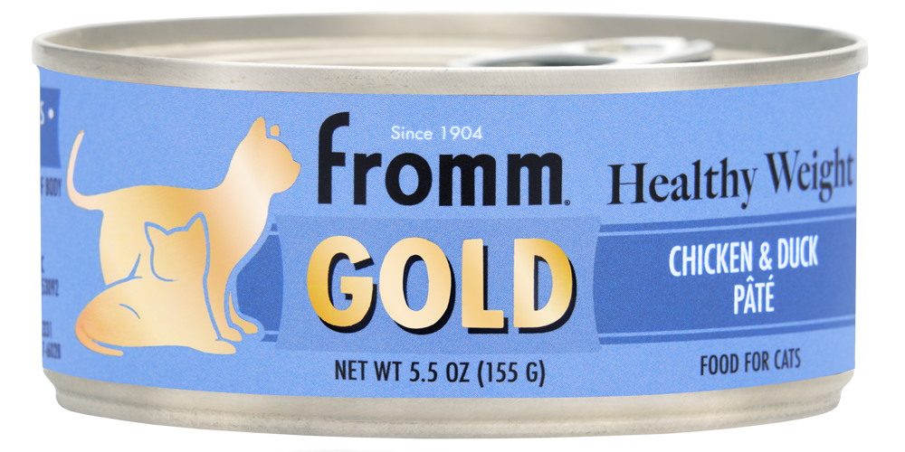 Fromm Gold Wet Cat Food - Healthy Weight Chicken & Duck Pate 5.5oz - Maokids Pet