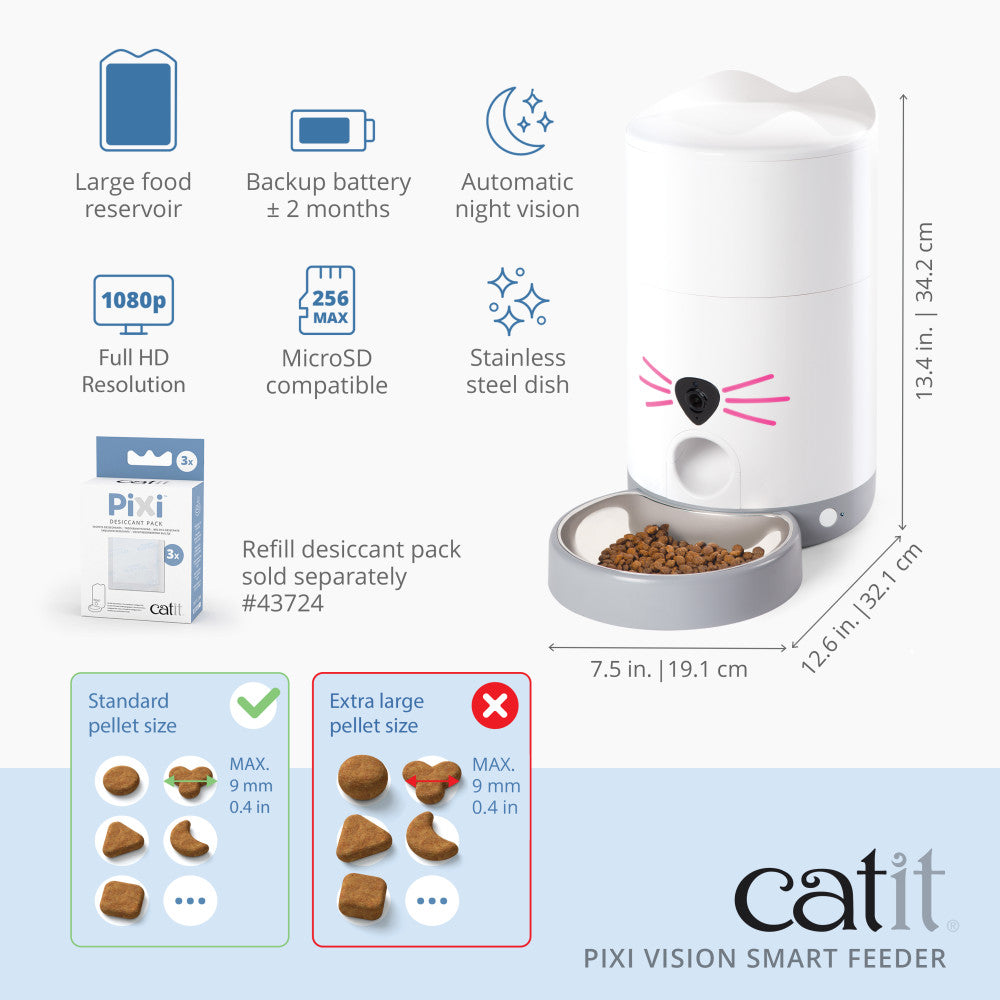 Catit PIXI Vision Smart Feeder 2.0 - Maokids Pet