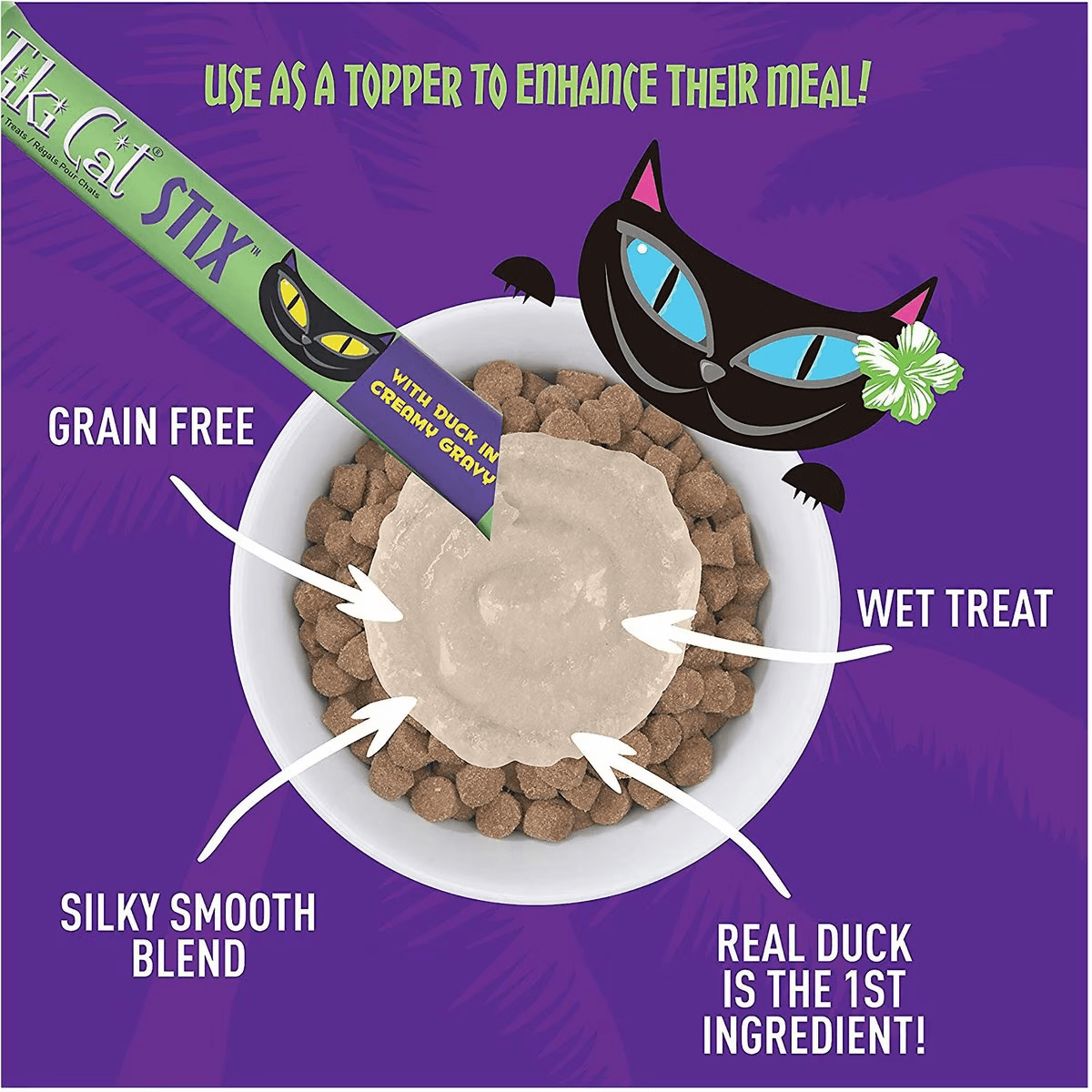 Tiki Cat Stix Cat Wet Treats - Duck - Maokids Pet