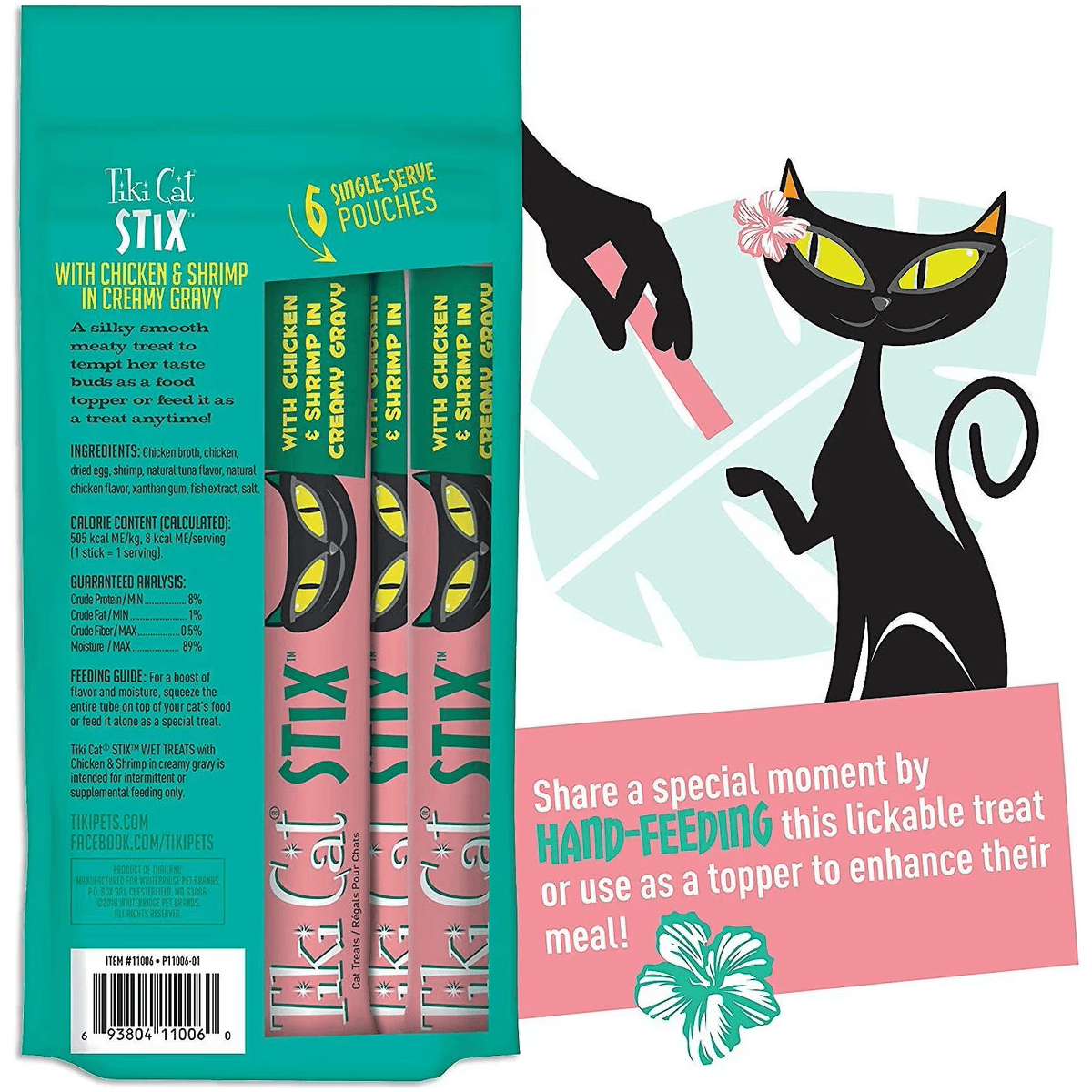 Tiki Cat Stix Cat Wet Treats - Chicken & Shrimp - Maokids Pet