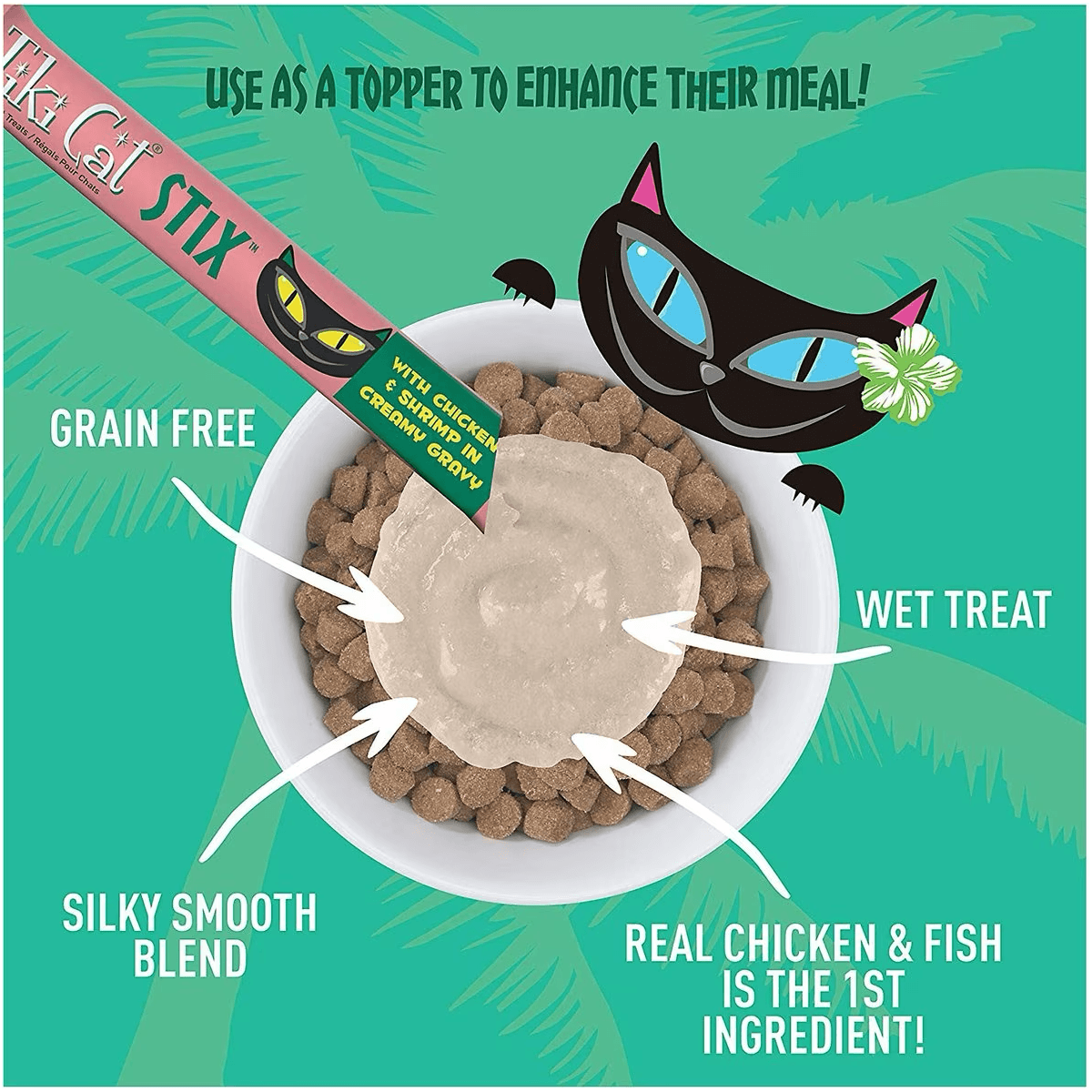 Tiki Cat Stix Cat Wet Treats - Chicken & Shrimp - Maokids Pet