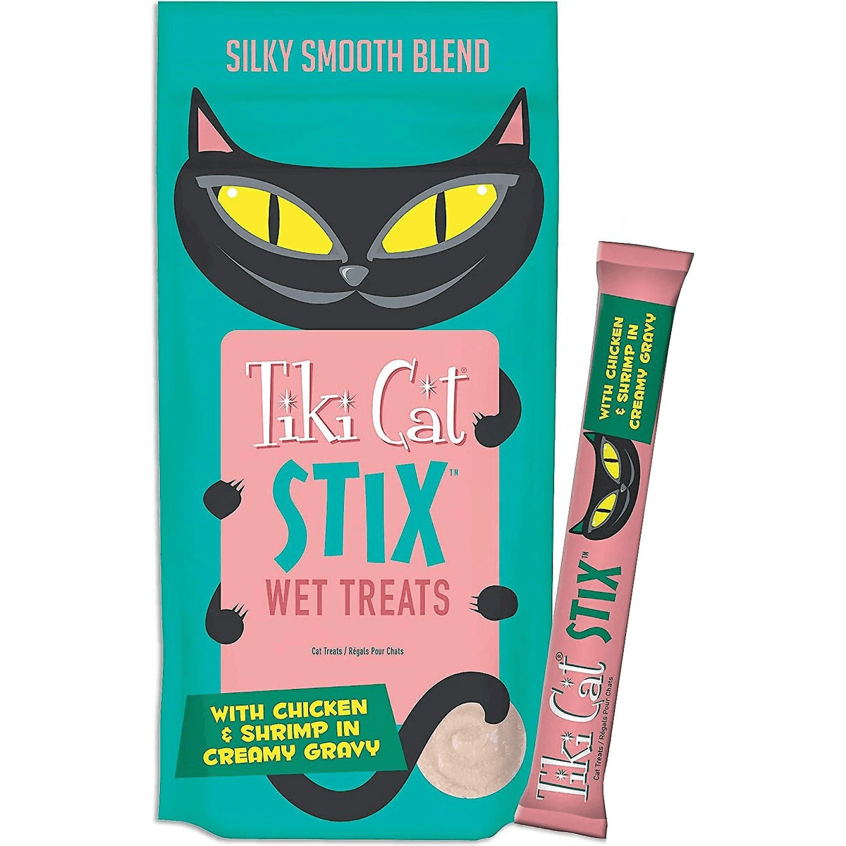 Tiki Cat Stix Cat Wet Treats - Chicken & Shrimp - Maokids Pet
