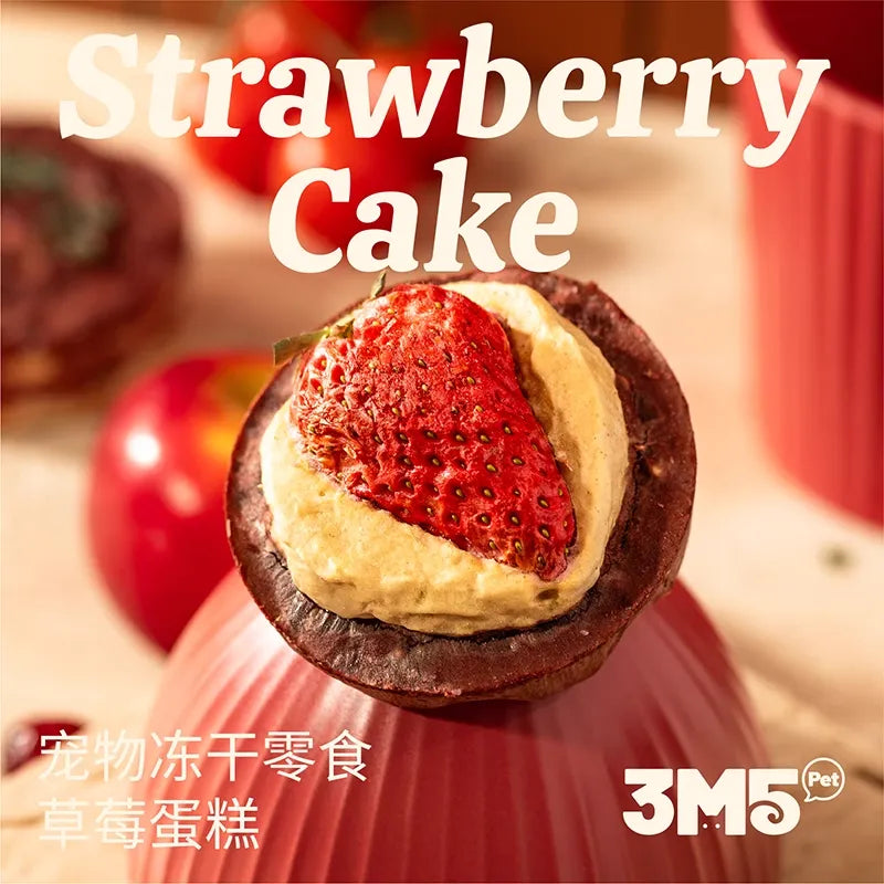 3m5pet Nutrient-Rich Freeze-Dried Pet Cake - 3 Recipes