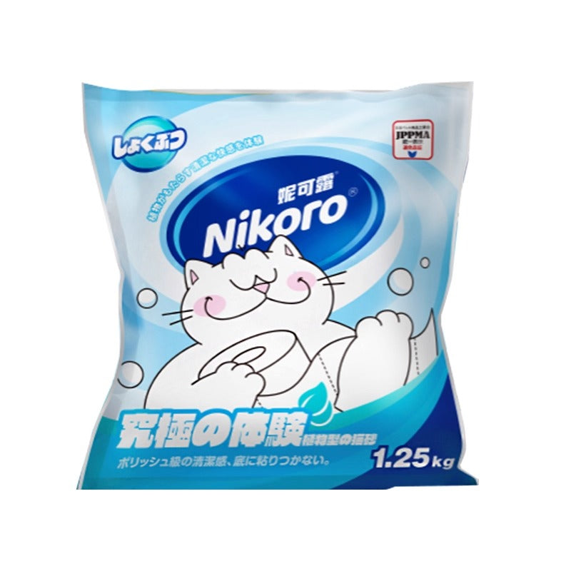 妮可露Nikoro 100%纯木薯猫砂 不粘底 超结团 一袋1.25kg
