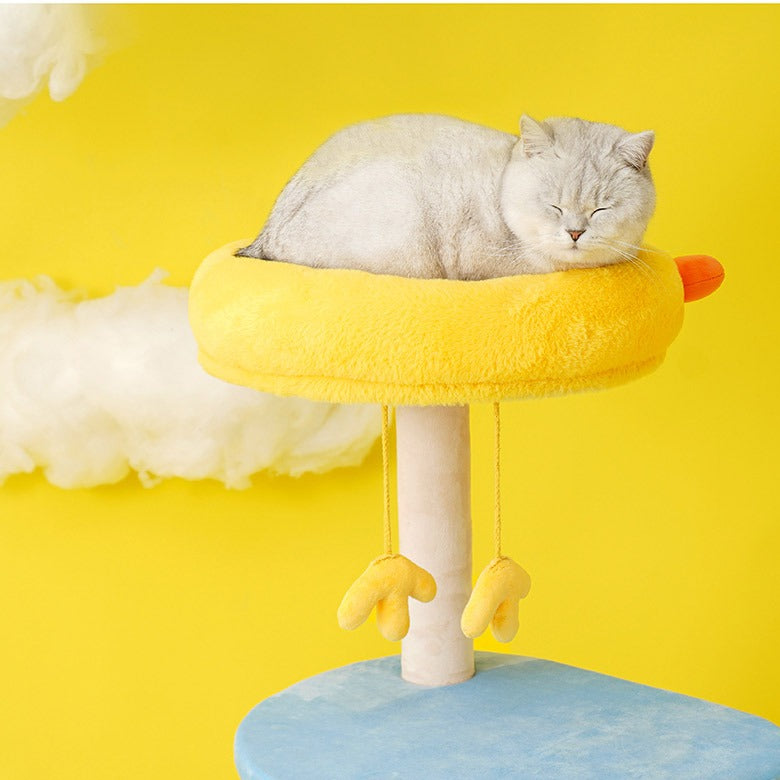 zeze 农场猫爬架猫窝猫树一体大型猫架不占地四季通用猫咪玩具用品 农场爬架(无房子)