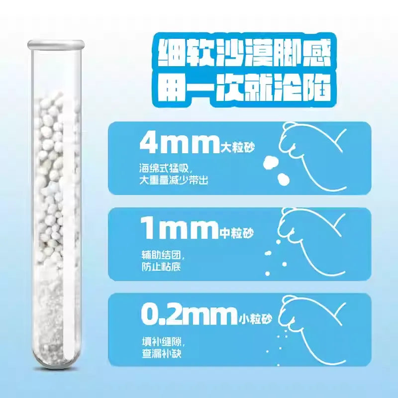 妮可露Nikoro 100%纯木薯猫砂 不粘底 超结团 一袋1.25kg