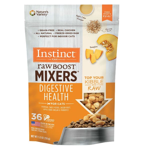 Instinct Raw Boost Mixers Grain Free Digestive Health Topper Cat 5.5oz - Maokids Pet