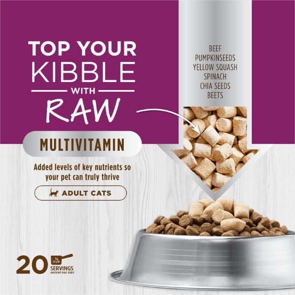 Instinct Raw Boost Mixers Grain Free Multivitamin Topper Cat 5.5oz - Maokids Pet