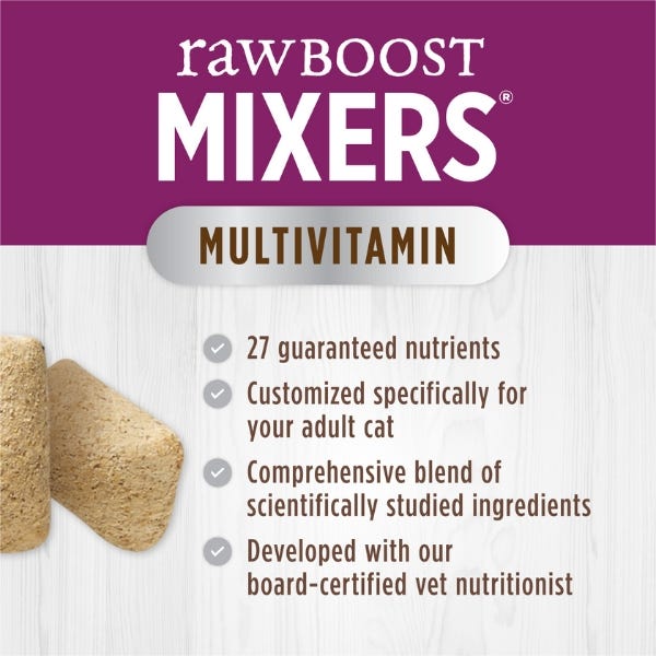 Instinct Raw Boost Mixers Grain Free Multivitamin Topper Cat 5.5oz - Maokids Pet