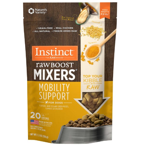 Instinct Raw Boost Mixers Mobility Support for Dogs - Maokids Pet