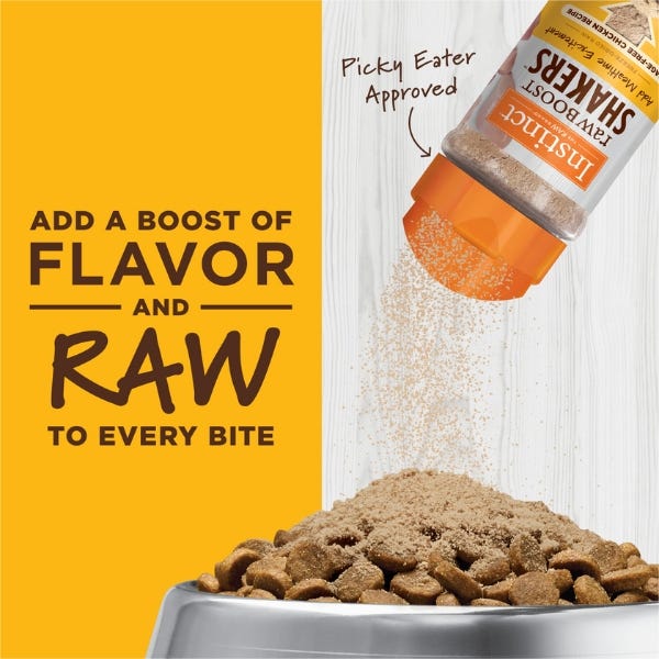 Instinct Raw Boost Shakers Cage-Free Chicken Recipe for Cats - 5.5oz - Maokids Pet