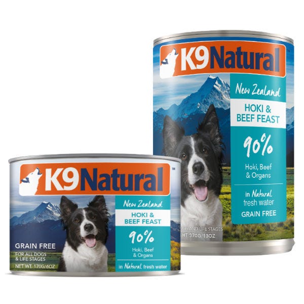 K9 Natural Hoki & Beef Feast Dog Wet Food - Maokids Pet