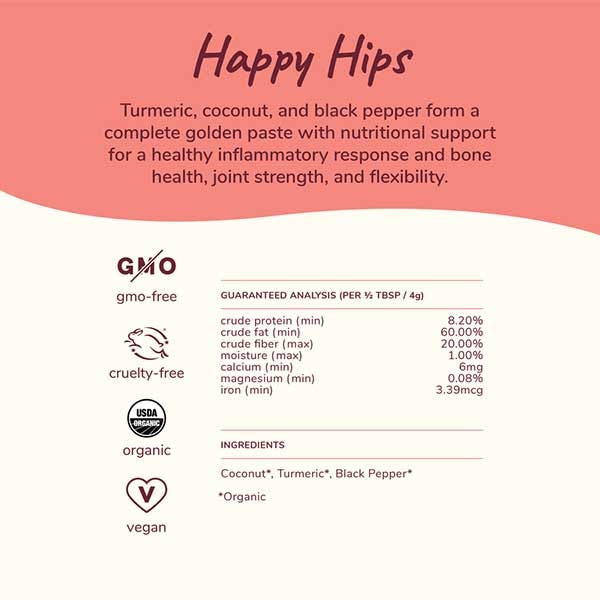 Kin + Kind Organic Healthy Hip & Joint Supplement For Dog & Cat - 4oz - Maokids Pet