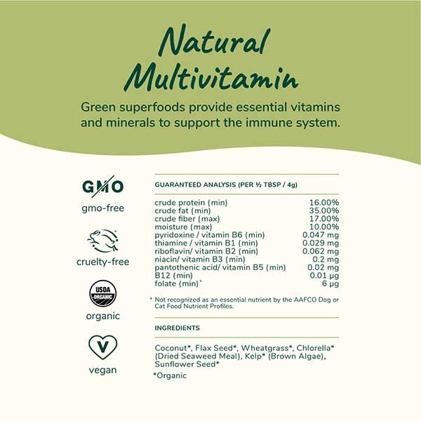 Kin + Kind Organic Healthy Skin & Coat Supplement For Dog & Cat - 4oz - Maokids Pet