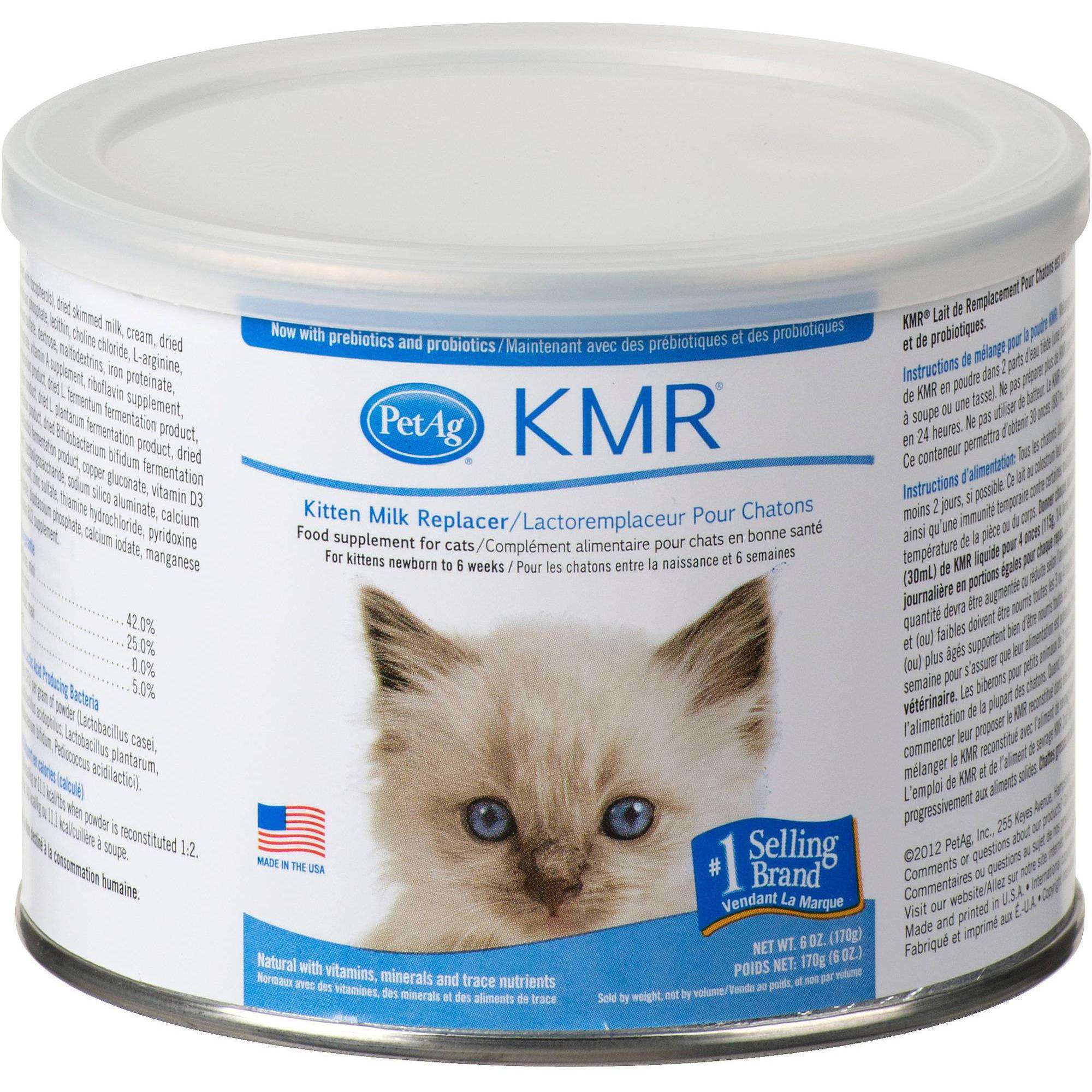Petag KMR Kitten Milk Replacement Powder - 6oz - Maokids Pet