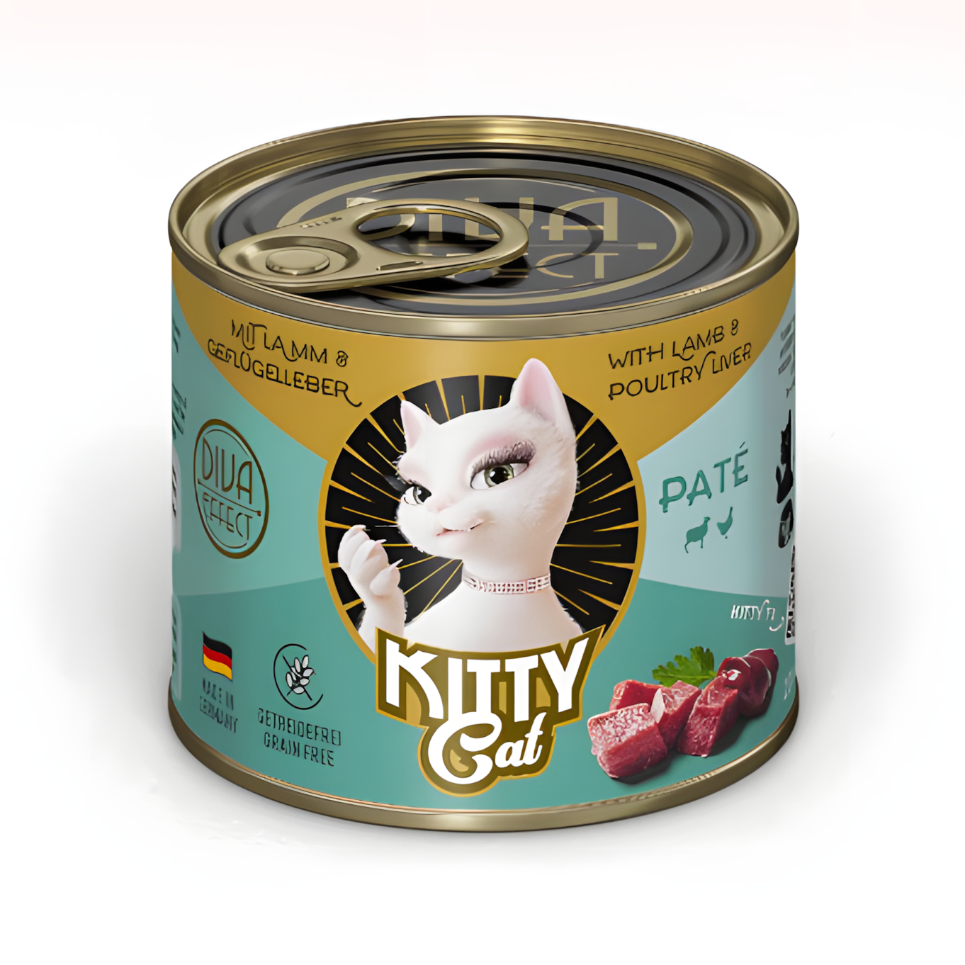 KittyCat Cat Wet Food - Lamb & Poultry Liver 200g - Maokids Pet