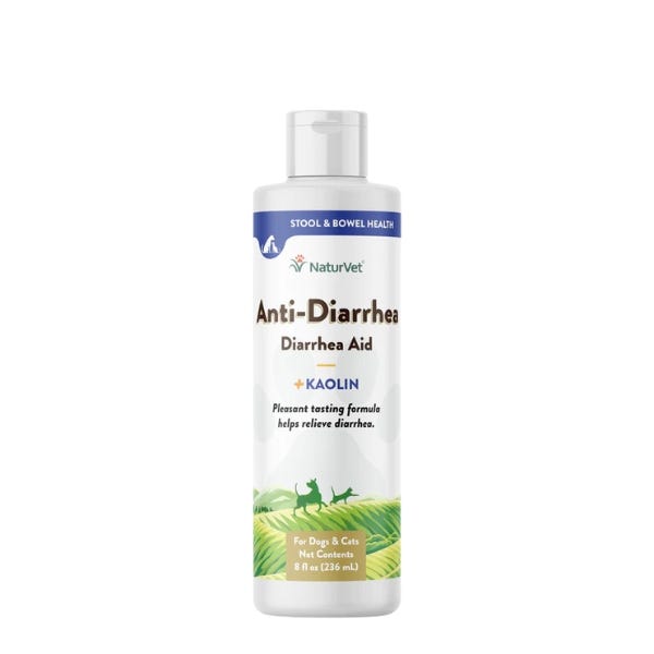 NaturVet Anti-Diarrhea Liquid Aid For Dog & Cat - 8oz - Maokids Pet