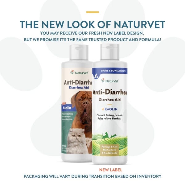 NaturVet Anti-Diarrhea Liquid Aid For Dog & Cat - 8oz - Maokids Pet