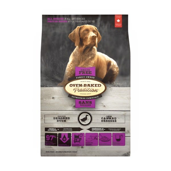 Oven-Baked Tradition Grain-Free Dry Food for Dogs - Duck - Maokids Pet