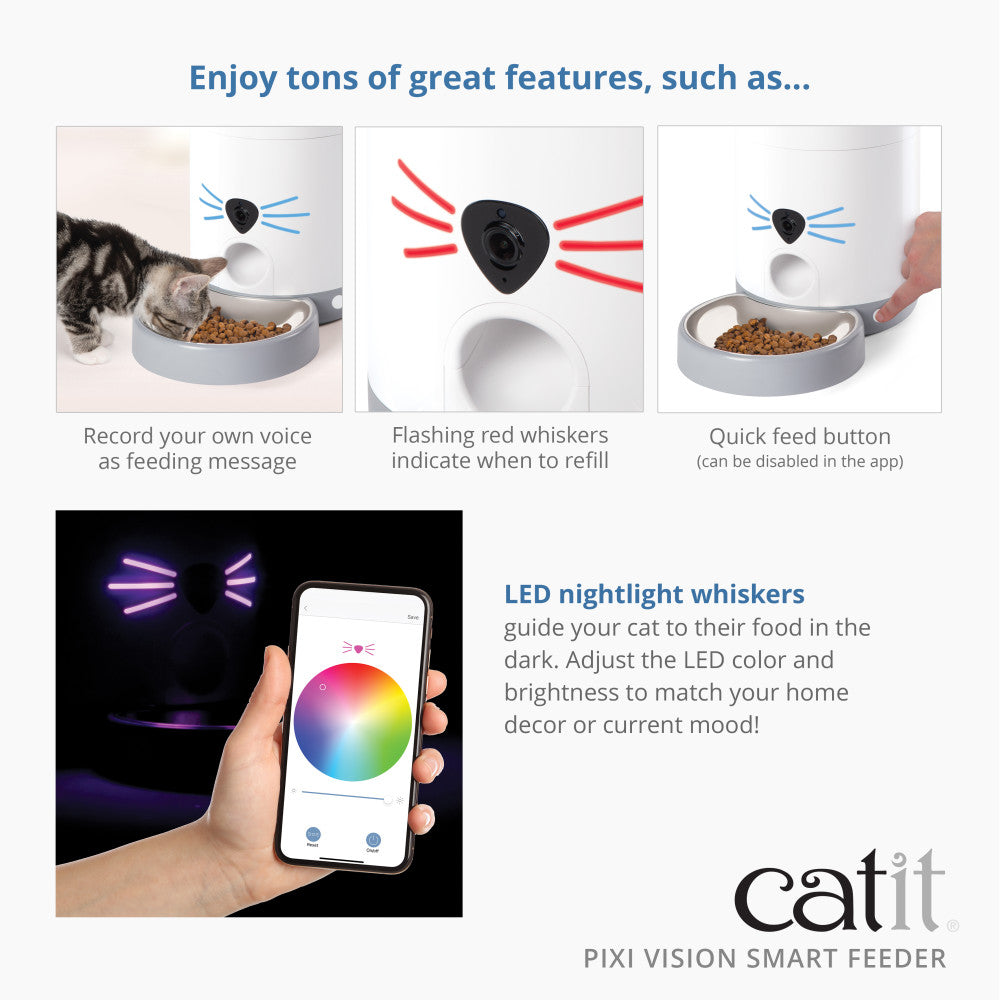 Catit PIXI Vision Smart Feeder 2.0 - Maokids Pet