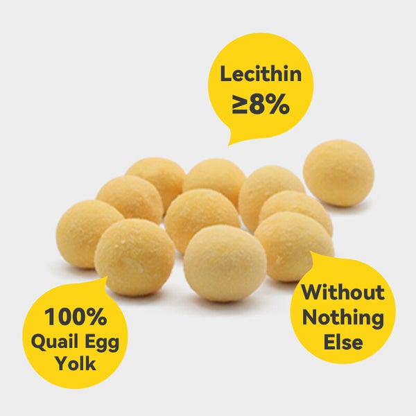 Ranova Freeze Dried Quail Egg Yolk For Dog & Cat - 80g - Maokids Pet