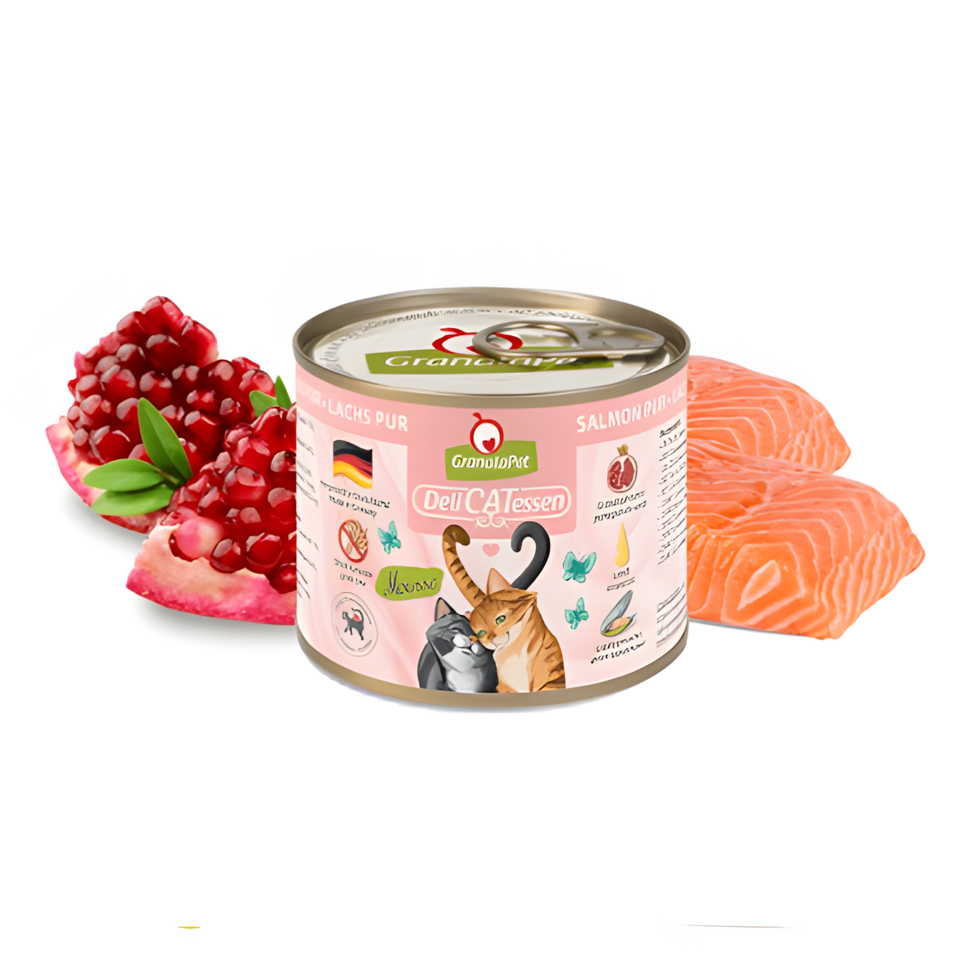 Granatapet DeliCATessen Wet Cat Food - Salmon Pure 200g - Maokids Pet