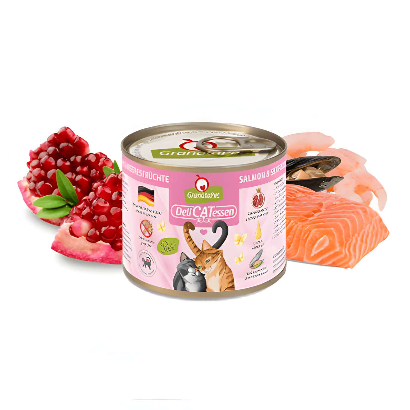 Granatapet DeliCatessen Cat Wet Food - Salmon & Seafood 200g - Maokids Pet