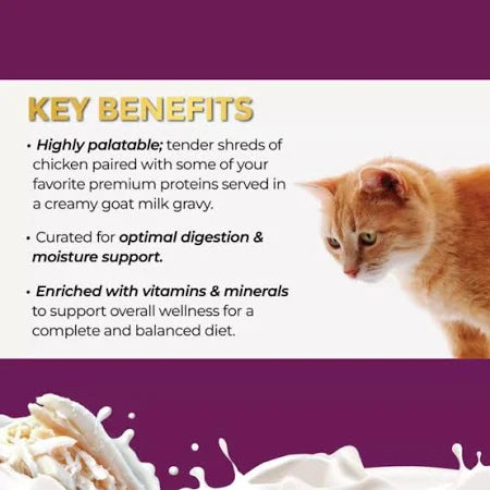Fussie Cat Chicken Formula in Goat Milk Gravy - Maokids Pet