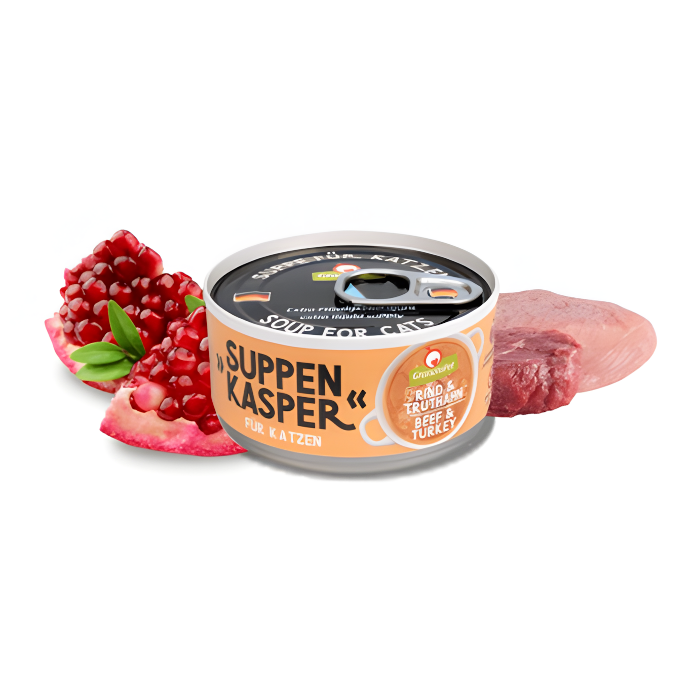 Granatapet Suppen Kasper Cat Wet Food - Beef & Turkey 70g - Maokids Pet