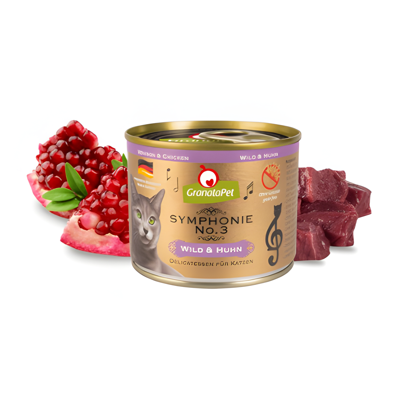 Granatapet Symphonie Cat Wet Food No.3 - Venison & Chicken 200g - Maokids Pet