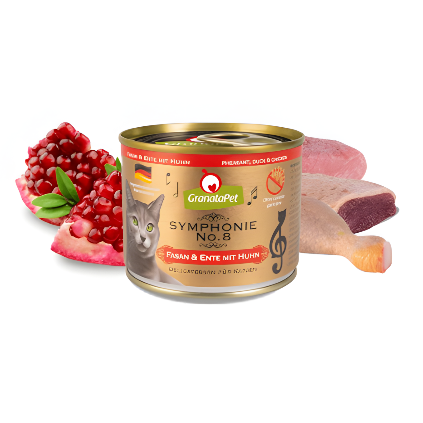 Granatapet Symphonie Cat Wet Food No.8 - Pheasant & Duck with Chicken 200g - Maokids Pet